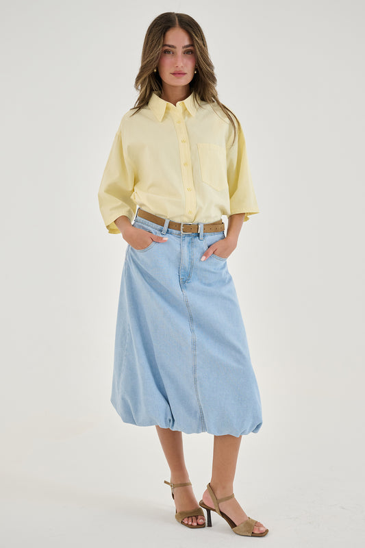 חצאית ג'ינס