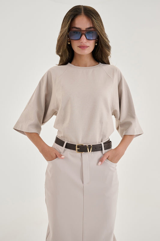 חולצה גזרת מותן