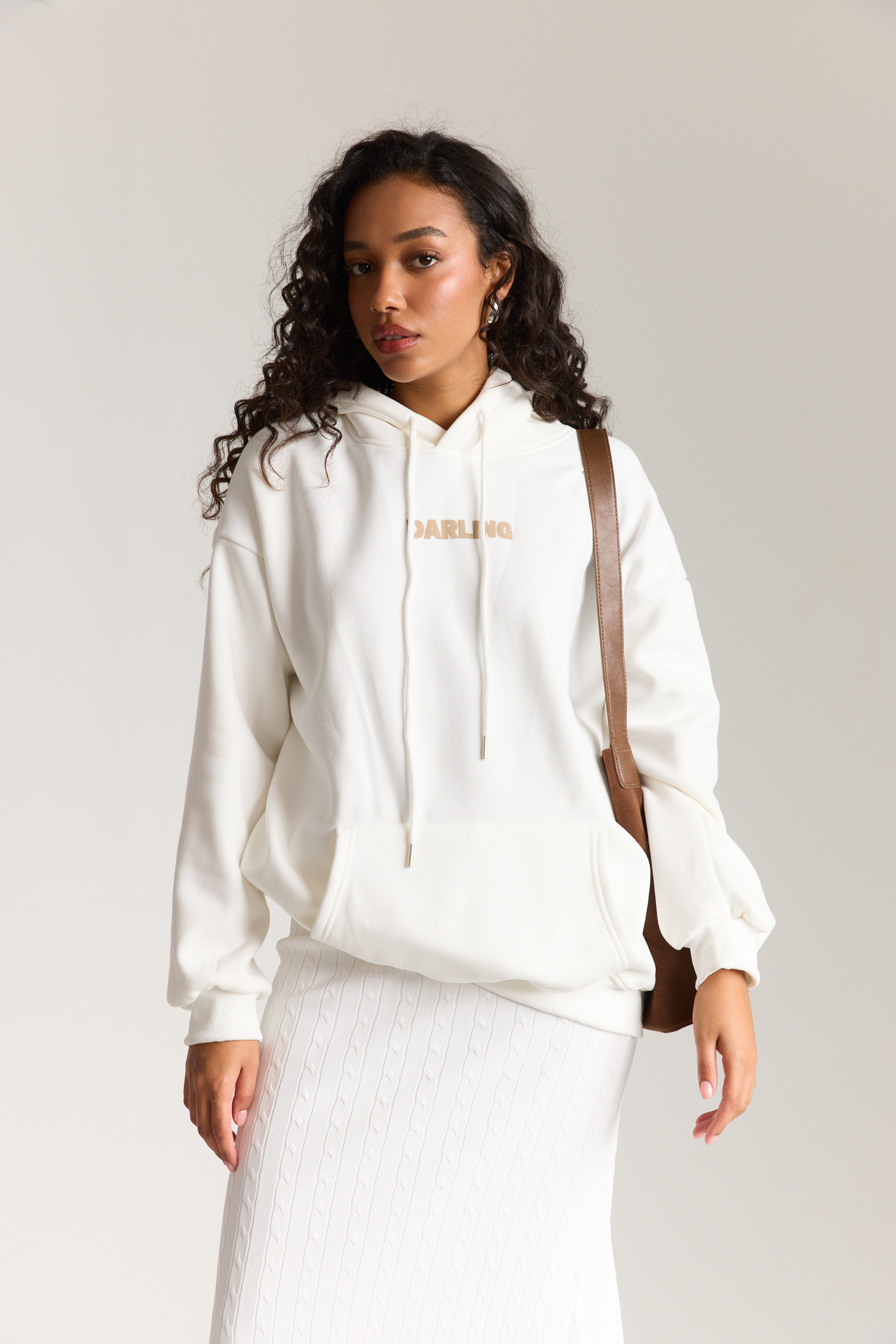 קפוצ'ון אוברסייז - לבן