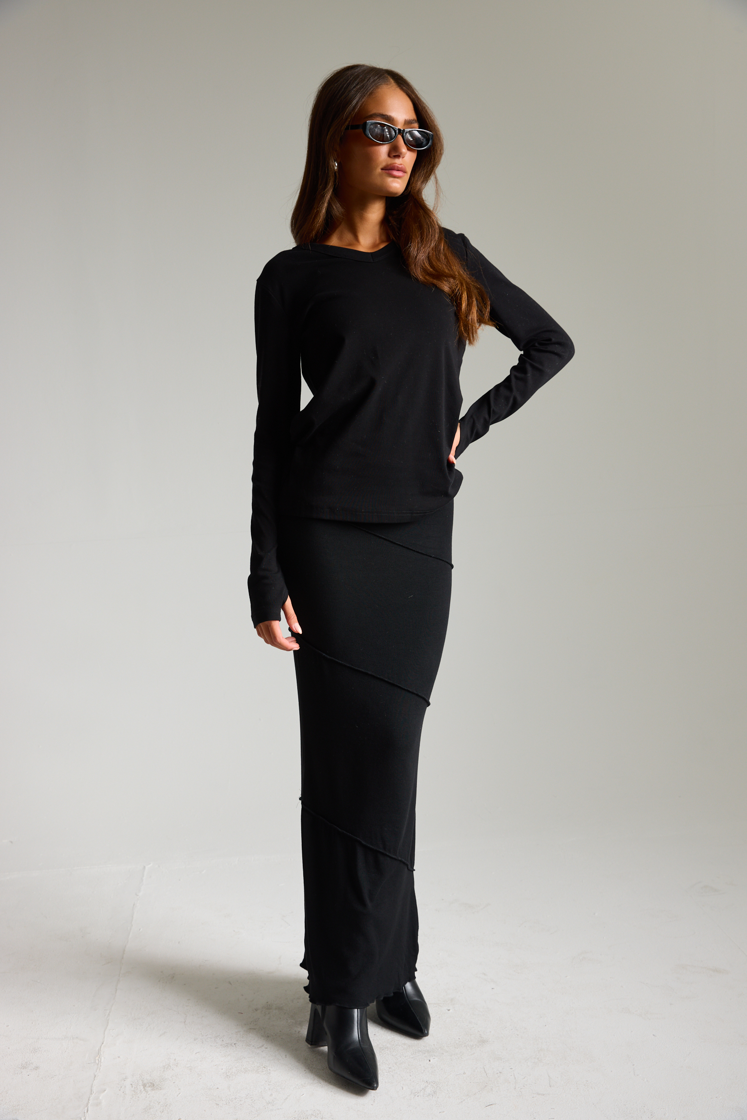 חצאית מקסי ריפ