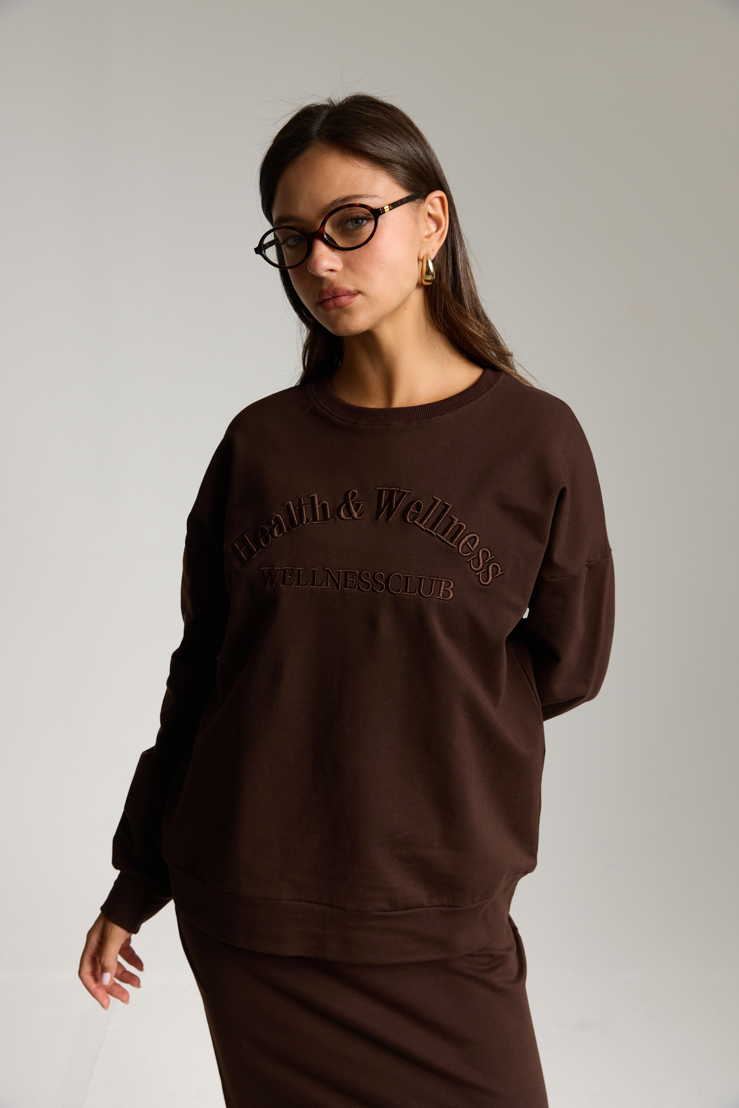 סווטשירט עם כיתוב