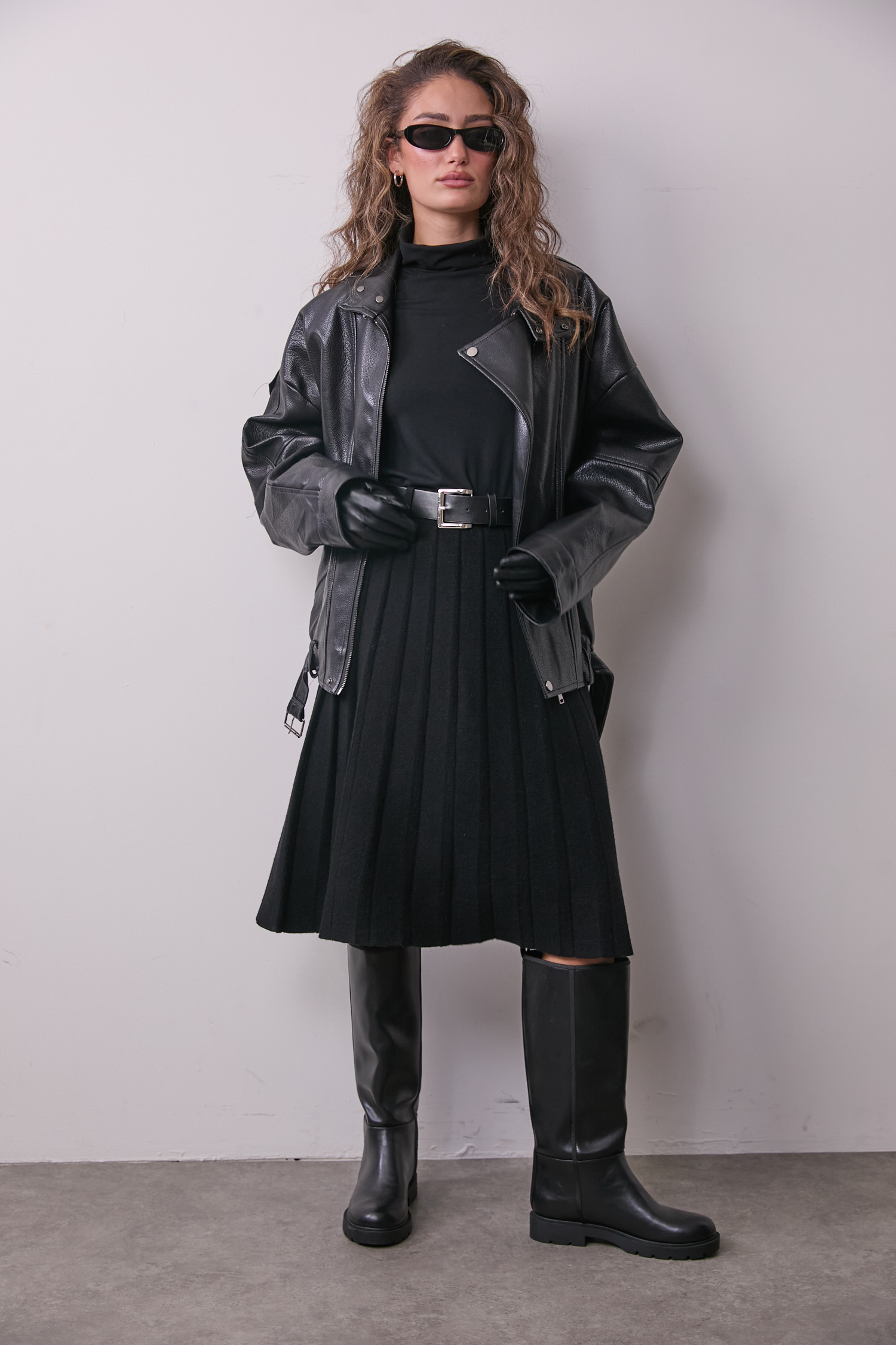 חצאית עם קפלים