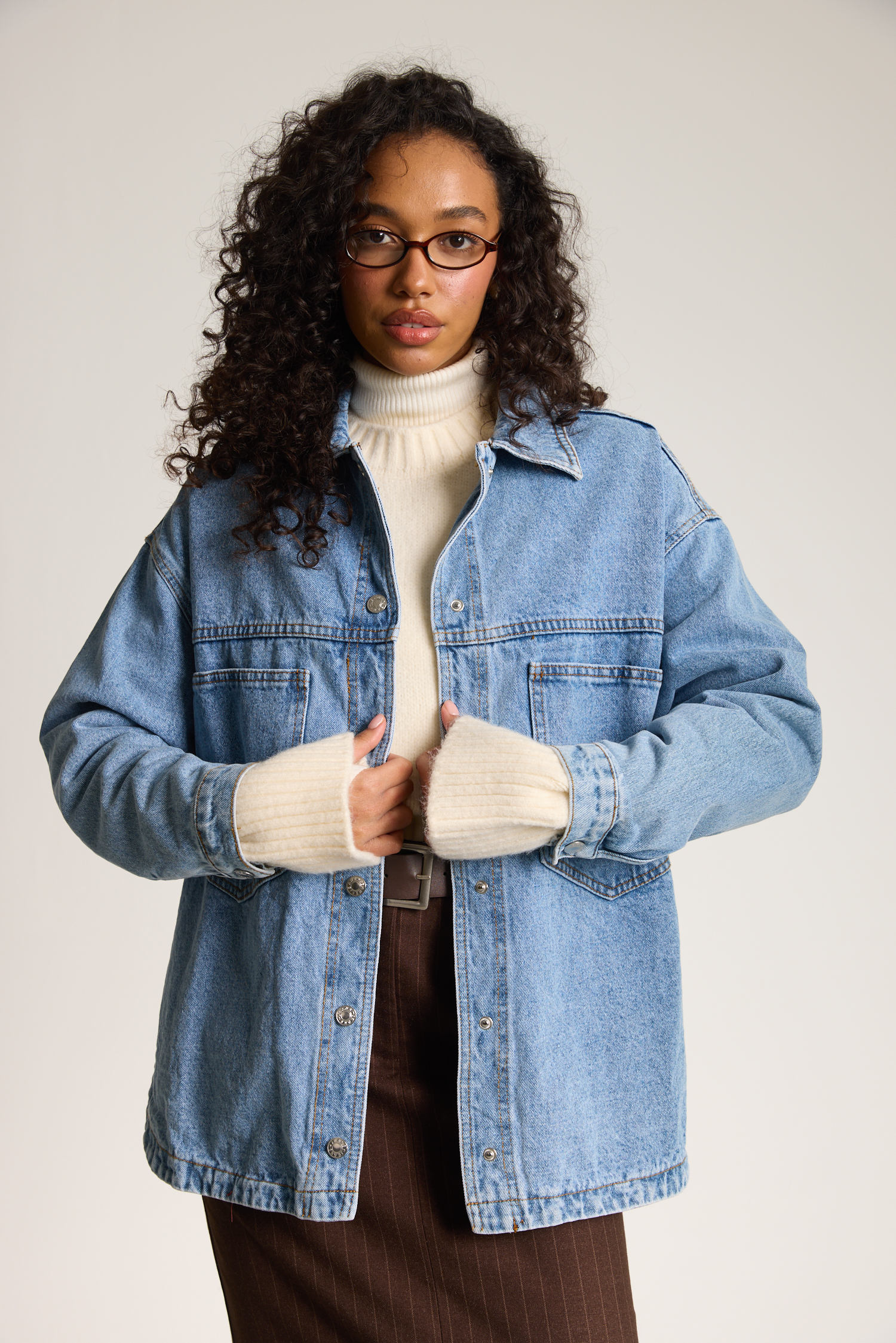 ג'קט ג`ינס אוברסייז