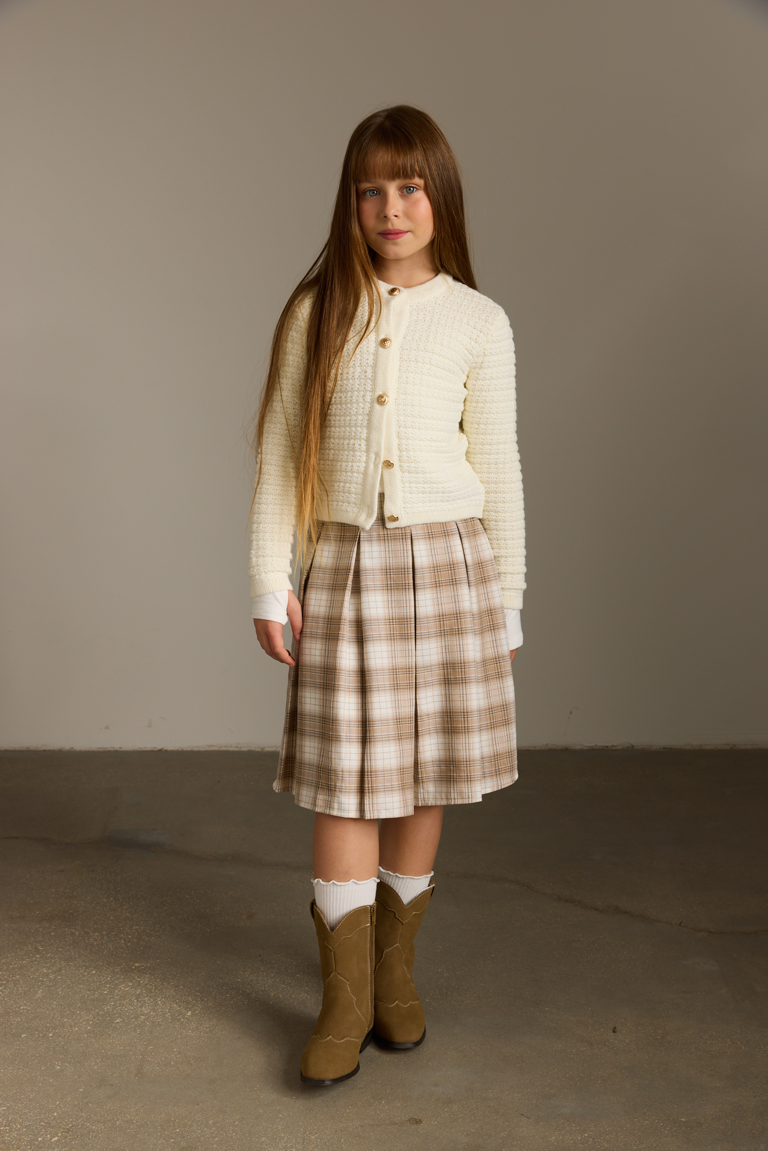 חצאית משובצת