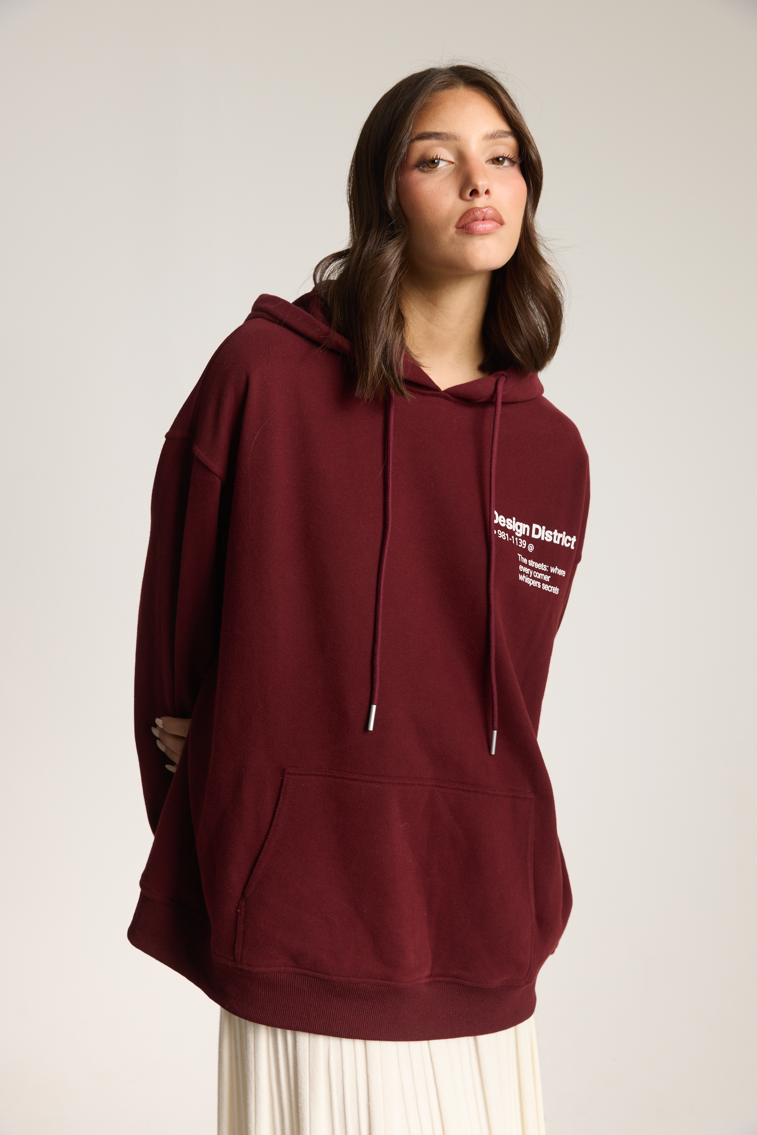 קפוצ'ון דפוס - בורדו