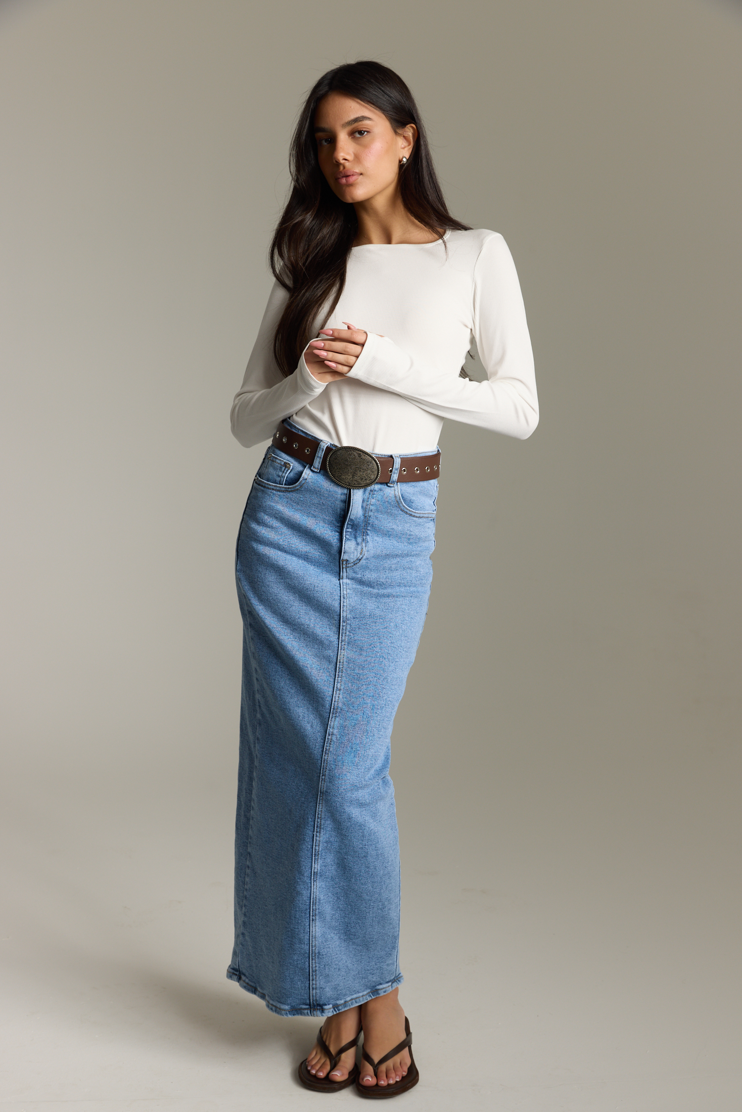 חצאית ג'ינס